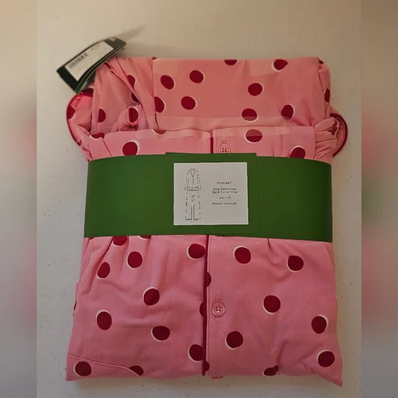kate spade Pink and Red Dot Ladies Pajamas - Picture 5 of 5